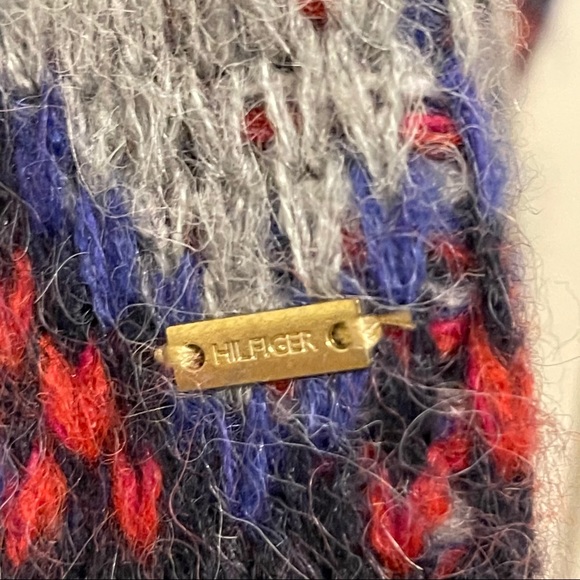 Tommy Hilfiger Sweater Coat Toggle Pockets Alpaca - Picture 5 of 12
